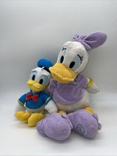Daisy Duck Plush Disney Store 15 Donald Duck 10 Lot Of 2
