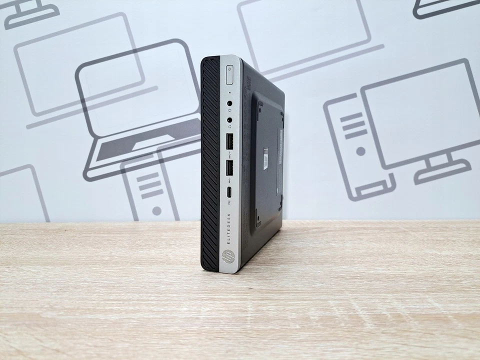 HP Elitedesk 800 G3 Tiny i7-6700T 8GB 256GB SSD WiFi WIN11 - Bild 2 von 4