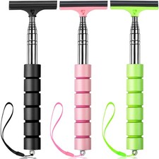 3 PCS Side Mirror Squeegee,Car Squeegee,Retractable Car Rearview Wiper,Portable