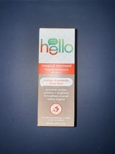 Hello Mermaid Orange Dreamsicle Kids Fluoride Toothpaste 4.2 Oz