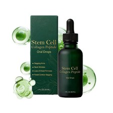 2 PACK Stem Cell Collagen Peptide Oral Drops, Lift  Firm Sagging Skin  Reduce