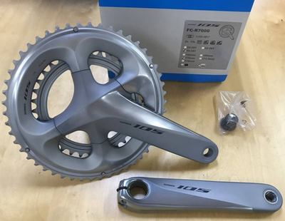 New Shimano 105 FC-R7000 Crankset Silver 50/34T 170mm 11 Speed