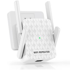 WiFi Extender Signal Booster, Internet Wireless Repeater for Home Coverage