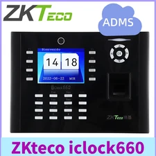 ZKteco iclock660 Access Control Fingerprint Recognition Time Attendance ADMS