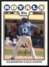 Alberto Callaspo 2008 Topps Updates & Highlights Kansas City Royals #UH109