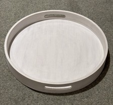 Shabby Chic Bamboo Serving Tray