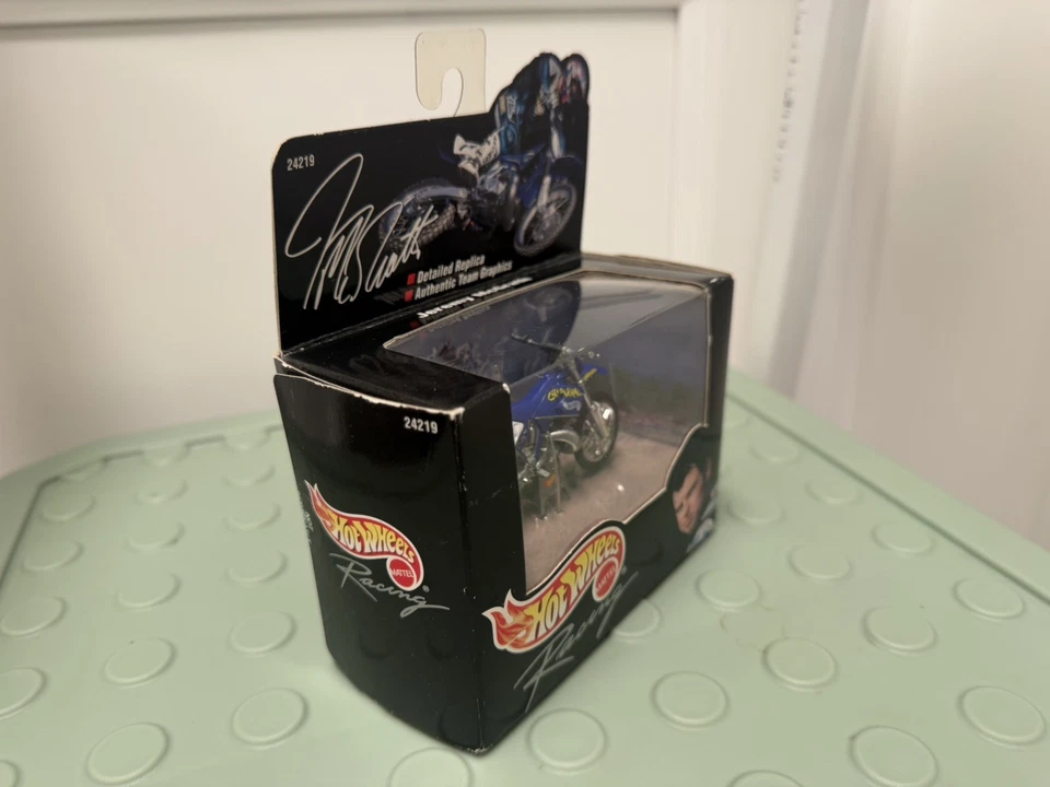 1999 Hot Wheels Jeremy McGrath #1 Racing Dirtbike Toy Yamaha Motocross Rare New - Image 2 of 4
