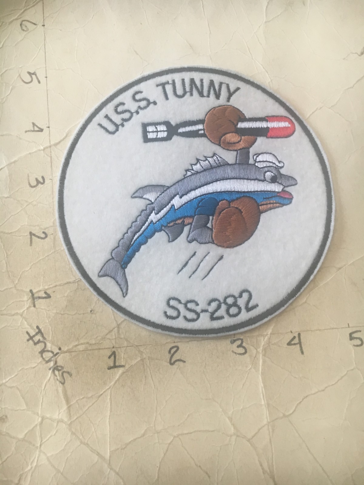 US NAVY USS Tunny SS-282 Submarine Patch 8/8/25*