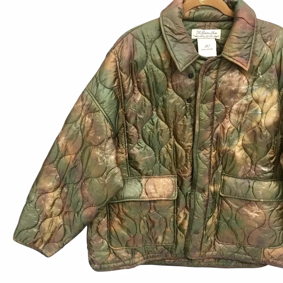 Remi Relief Japón Camuflaje Acolchado Rip Stop Chaqueta Acolchada Nylon Gorp Para Hombre’s XL Foto 3 de 4