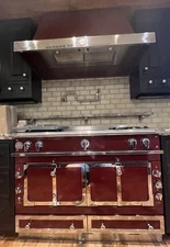 La Cornue Chateau 120 47" Red With Hood