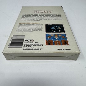 Zanac NES 1987 Nintendo Entertainment System Boxed -Game & Box W/ Foam & Cover