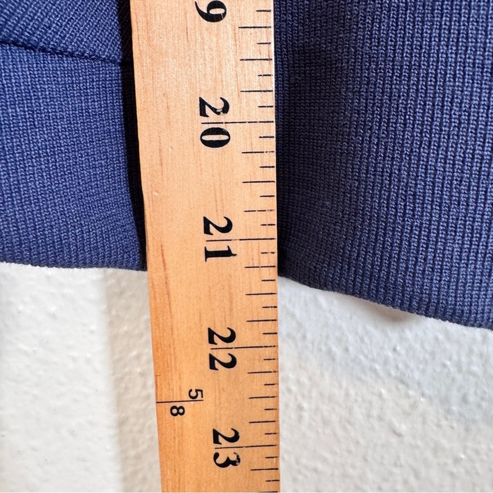 Zara Basic Navy Blue Single Button Closure Blazer… - image 6