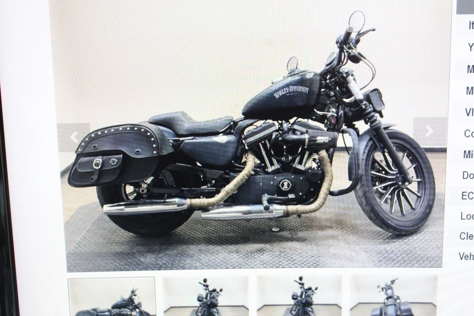Harley Sportster Iron 883 2013 motor 4 k millas garantizado buen limpio SP109 Foto 2 de 4