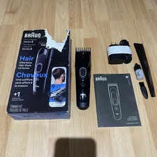 Braun Hair Clipper Series 5 *Rechargeable + 9-Settings + styling tool*-open box 