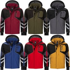 Herren Softshell Jacke Übergangsjacke Windbreaker Wanderjacke Jacke H-287 NEU