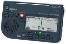 SEIKO Metronome Tuner Black STH200B Japan