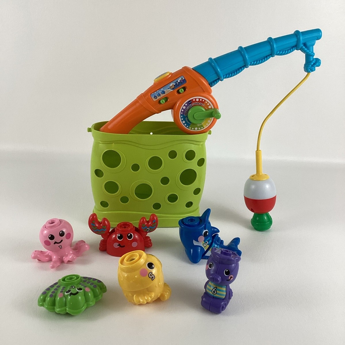 VTech Jiggle Giggle Fishing Set Smart Pole Sea Creatures Learn