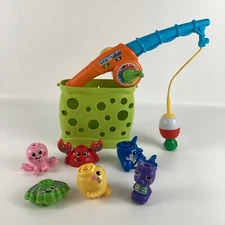 VTech Jiggle Giggle Fishing Set Smart Pole Sea Creatures Learn Bobber Magnet B