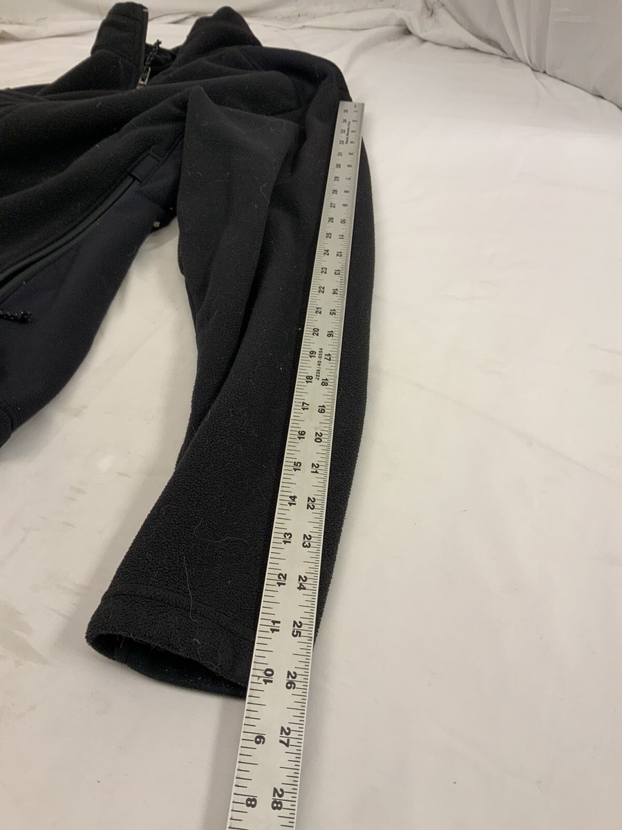 REI Fleece Jacket L Black Full Zip Pockets Long Sleeve YGI REI Fleece Jacket L Black Full Zip Pockets Long Sleeve YGI