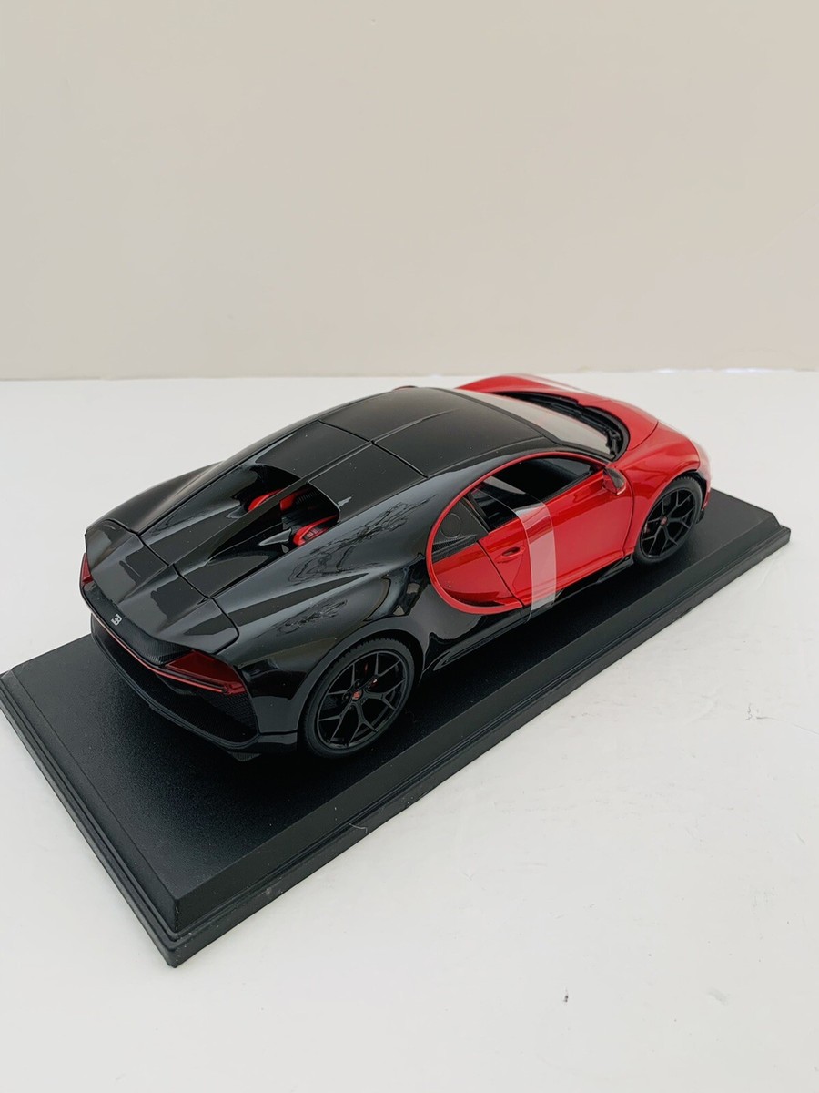 Maisto Bugatti Chiron Sport 1:18 Diecast Dark Red and Black