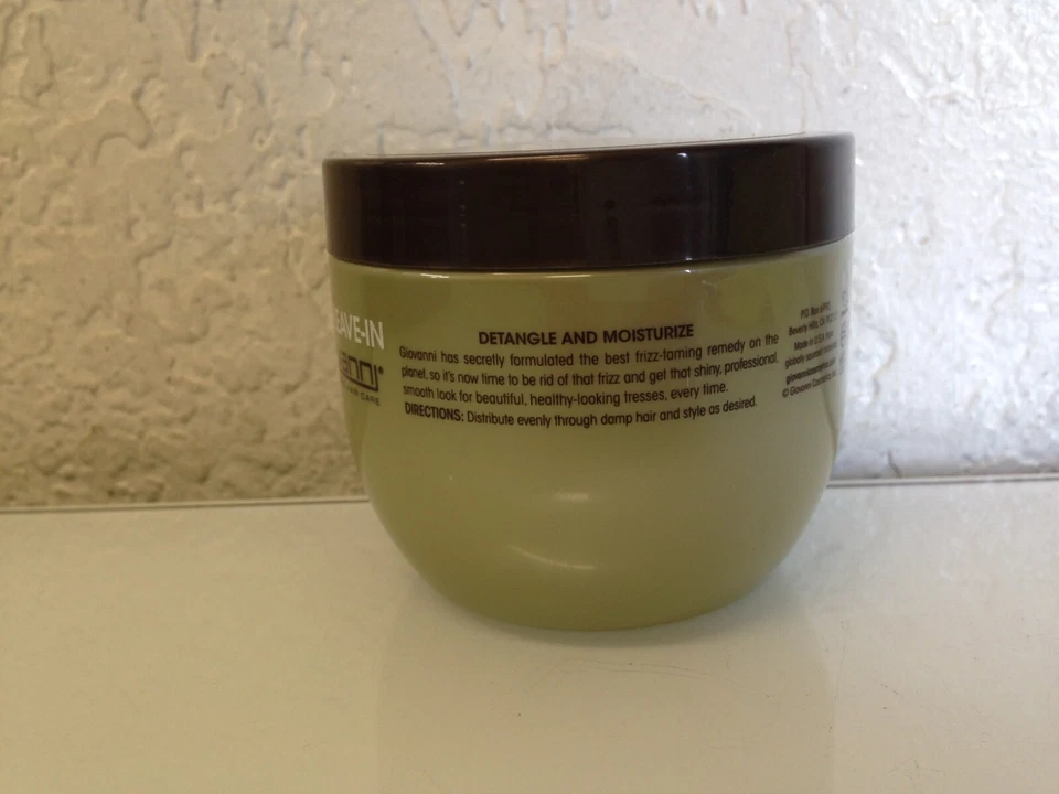 Aceite gastador acondicionador Giovanni Leave In, para todo tipo de cabello - 11,5 fl oz Foto 3 de 4