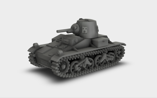 Belgian T15 Tankette WW2 Bausatz 3D Druck 1:87 1:72 1:56 1:48 1:35 - Bild 1 von 5