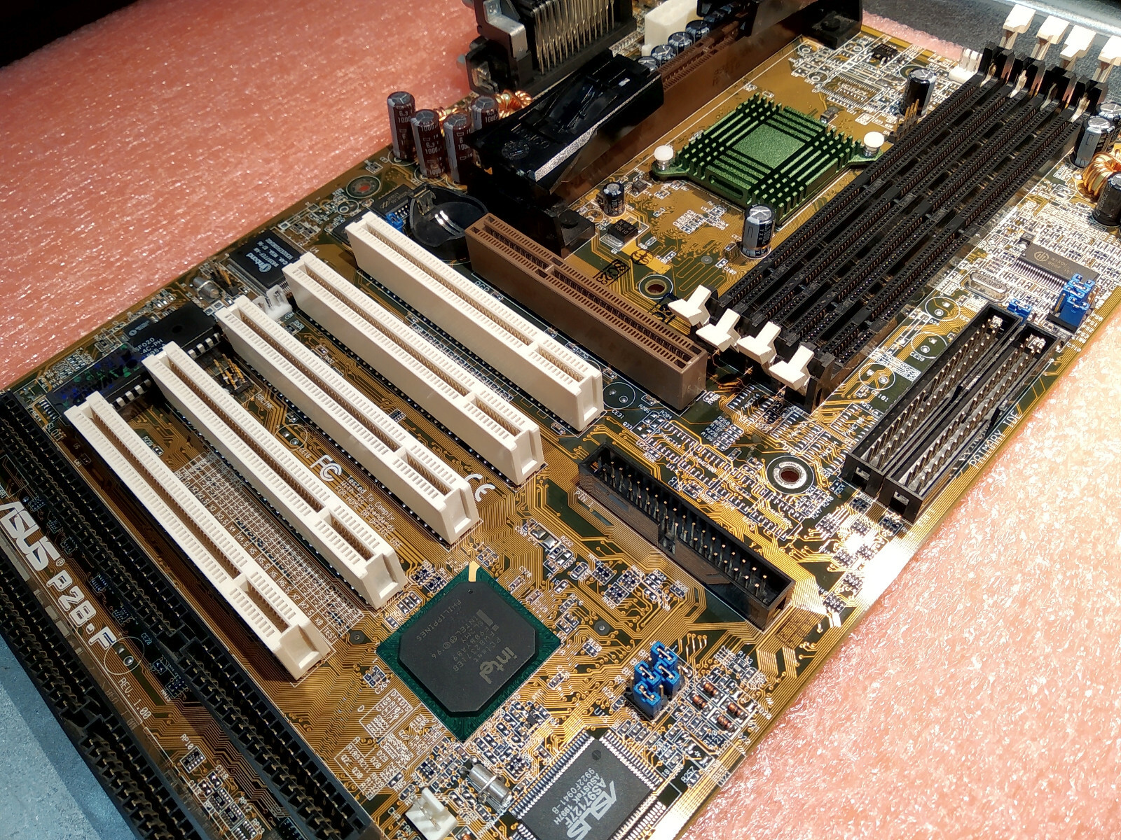 Asus P2BF + 128MB SDRAM [Slot1] Motherboard eBay