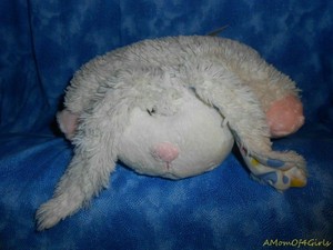 pink bunny pillow pet