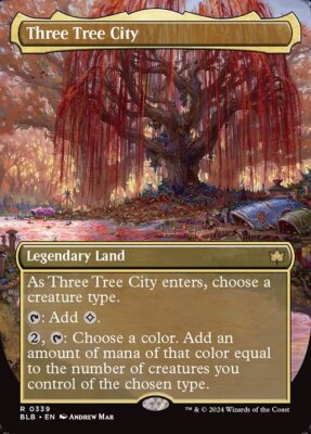 MTG THREE TREE CITY 339 EXC - STADT DER DREI BAUM - BLB X EN - MAGIC