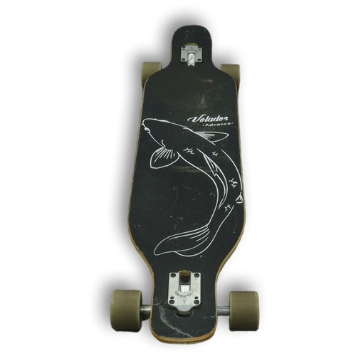 Volador Black Four Wheeled Outdoor Sporting Equipment Longboard