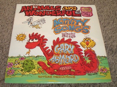 Animals Are Wonderful Gary Maynard~1982 Children's Educational~Lyric Insert