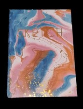 NEW/SEALED "Sketch" Journal  192 Pages  Purple Marble With Gold Accents 8.5x11