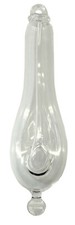 Barometer / Goethe Glas - handgemacht und mundgeblasen in transparent - AE 1109