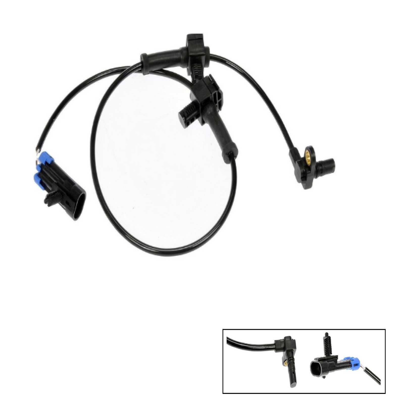 1 PCS ABS Wheel Speed Sensor (Rear L/R) For 20082012 GMC SIERRA 1500