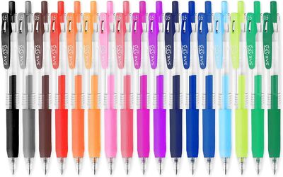 Zebra Sarasa Clip Gel Tinte Tintenroller Stifte 0.5mm Spitze 28 Farben Verfügbar