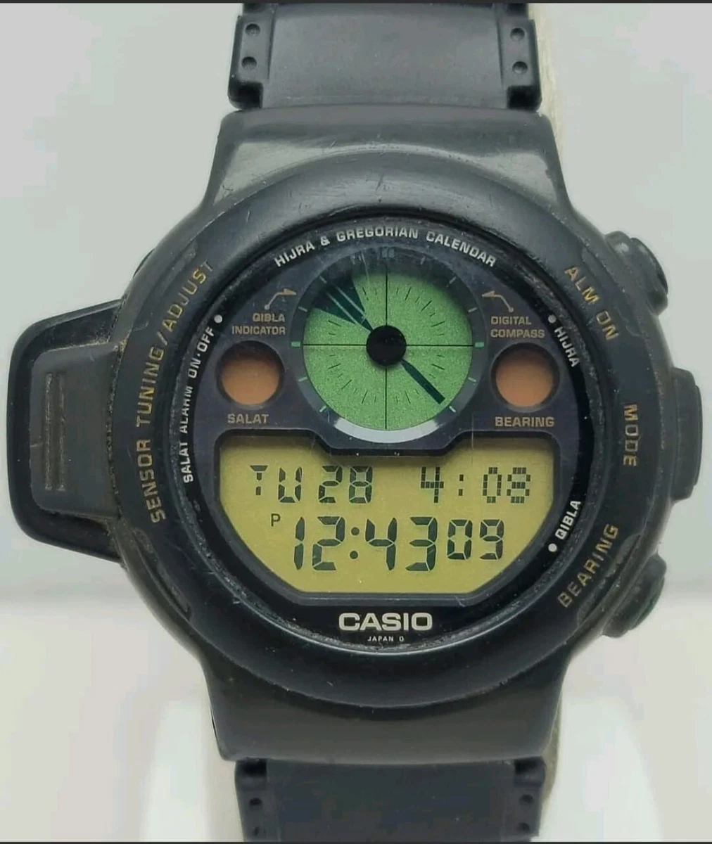 Casio CPW 310 Quartz Islamic Prayer Qibla Compass 1044 Vintage
