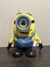 Universal Studios Minions Stuart Animated Tumbling Talking Battery 9  Plush