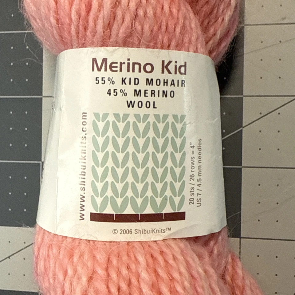 Shibui Tejidos Merino Niño Dedos Color 1765 Rosa Lote 2663 218yds Descatalogado Foto 2 de 4
