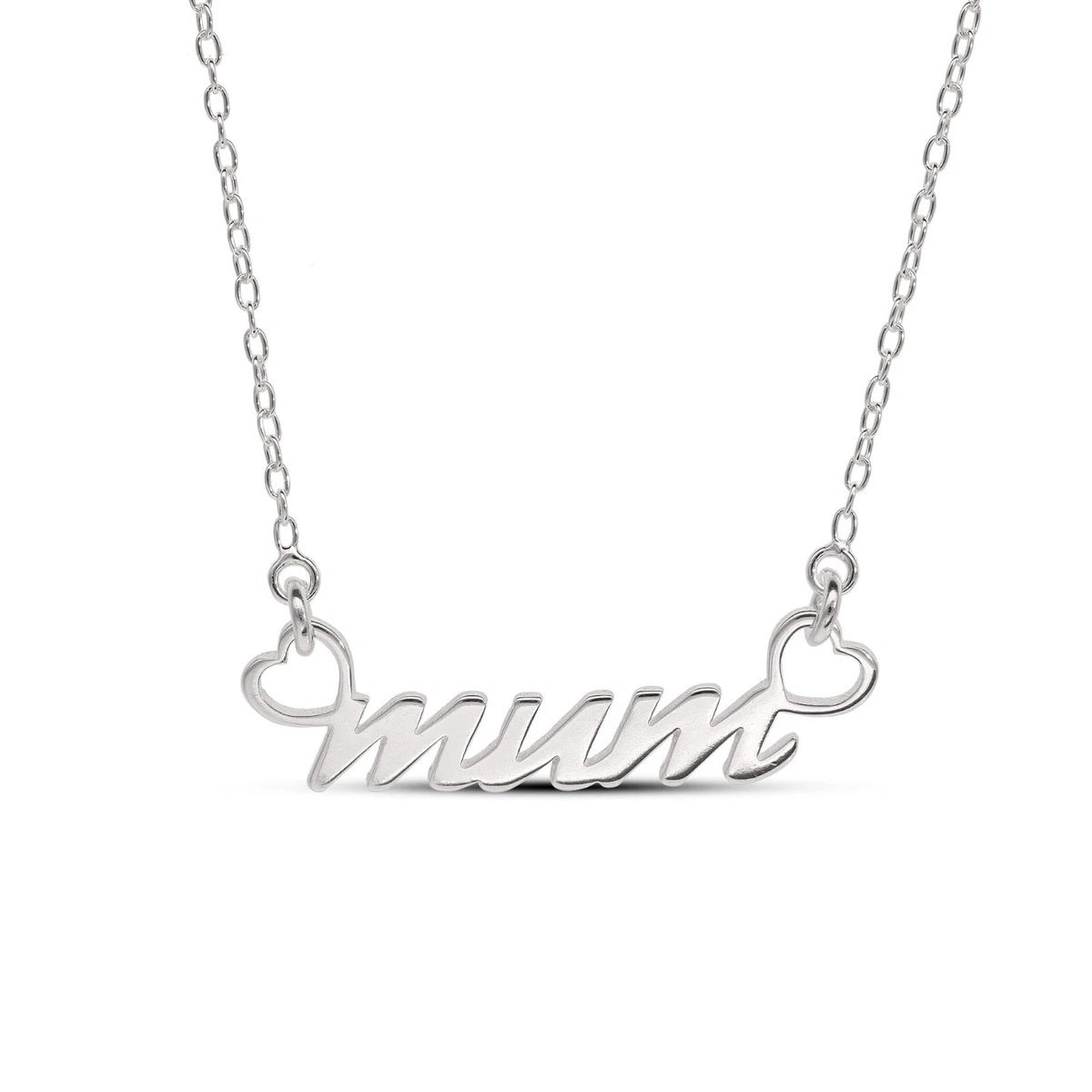 Sterling Silver Mum Pendant Mother s Day s Any occasion Love Mum Gift 925