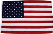 4x6 Ft American Flag Heavy Duty Outdoor Nylon UV Fade Resistant Made in USA