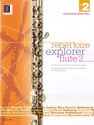 JAMES RAE REPERTOIRE EXPLORER FLUTE BOOK 2 UNIVERSAL EDITION BRAND NEW ON SALE