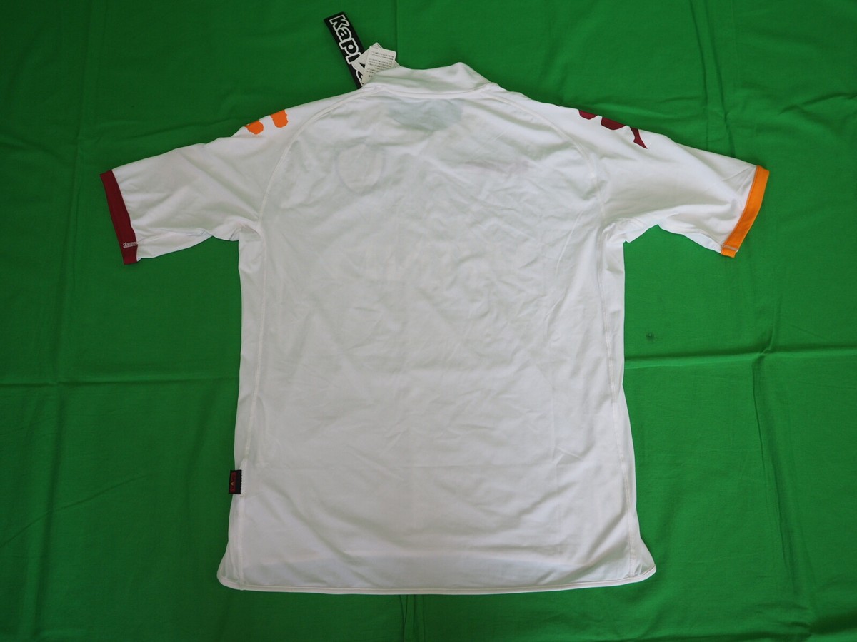 AS Roma Kappa ホワイト半袖ジャージバティストゥータ　アウェイ AS Roma Kappa ホワイト半袖ジャージバティストゥータ アウェイ