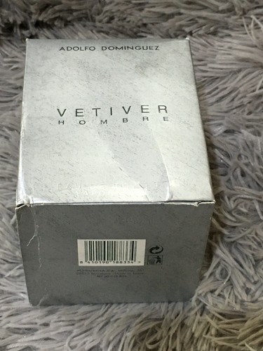 Vetiver Hombre Adolfo Dominguez Men EdT 120ML New in Unsealed Box - Picture 2 of 6