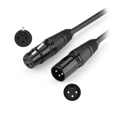 N31C Mikrofonkabel XLR Stecker auf XLR Busche XLR Audio Kabel 10m für Mikrofone 