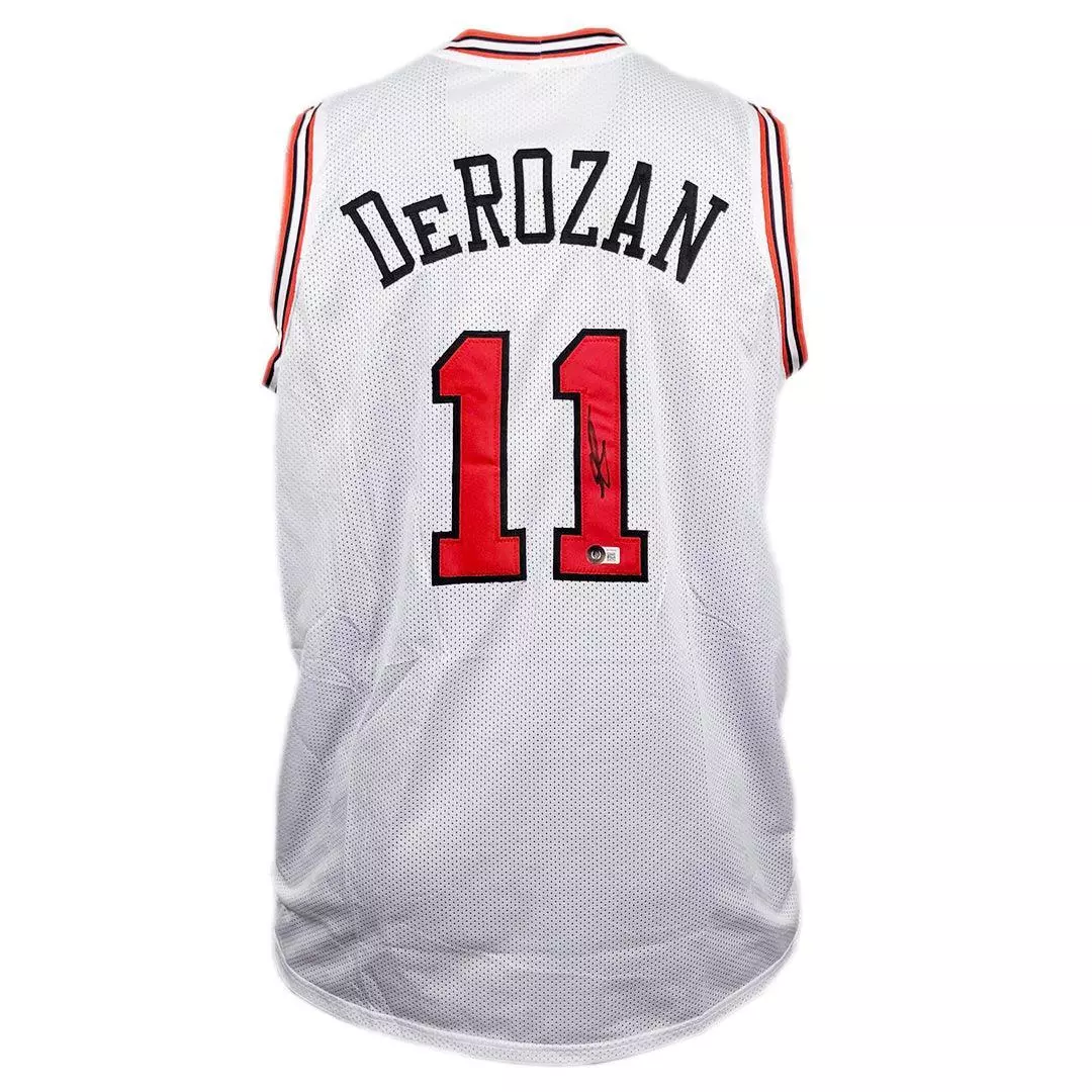 White demar top derozan jersey