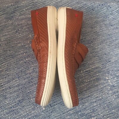 Marc Joseph brown basket weave‎ embossed leather loafers size 10.5 Marc Jacobs brown basket weave embossed leather loafers size  main image 2