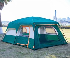 KTT Extra Large Tent 10-12-14 Person Style-B ,Family Cabin Tents,2 Rooms