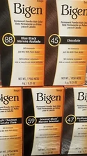 BIGEN PERMANENT POWDER HAIR COLOR(13 Colors Available) ** Pack of 4 (mixable)