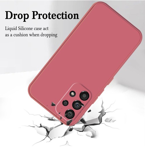 Custodia telefono silicone liquido per Samsung Galaxy S22 Note 20 A13 A53 A52S custodia gel - Foto 42 di 120