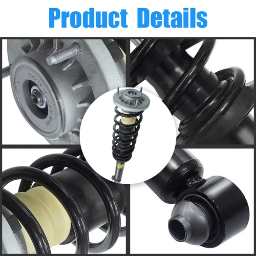 2pcs Rear Shock Struts Assembly Fit BMW 5 6 Series F06 F10 F12 F13 AWD RWD - Imagen 6 de 12
